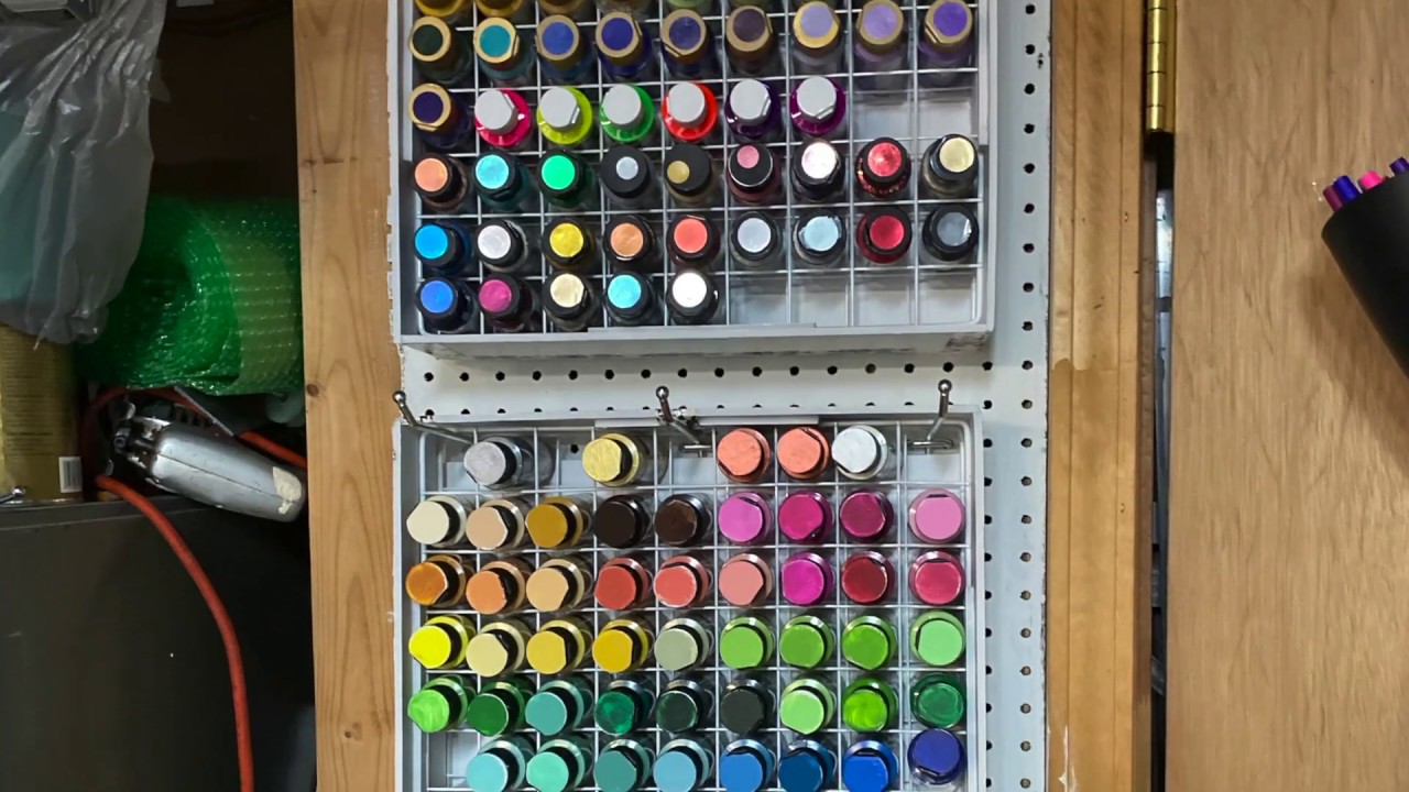 DIY 2oz Paint Bottle Storage Tutorial