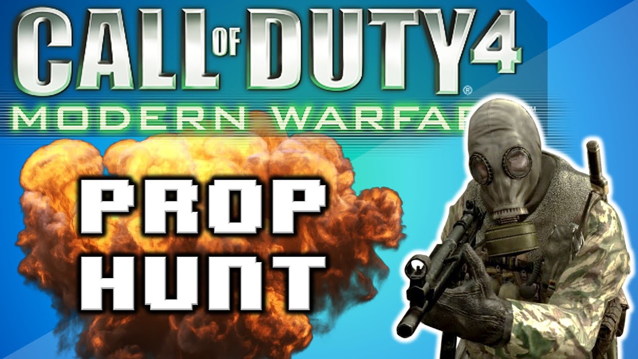 Смешные моменты Call of Duty 4: Prop Hunt — Лучший раунд, Троллинг Ноглы, Знак «Стоп»!