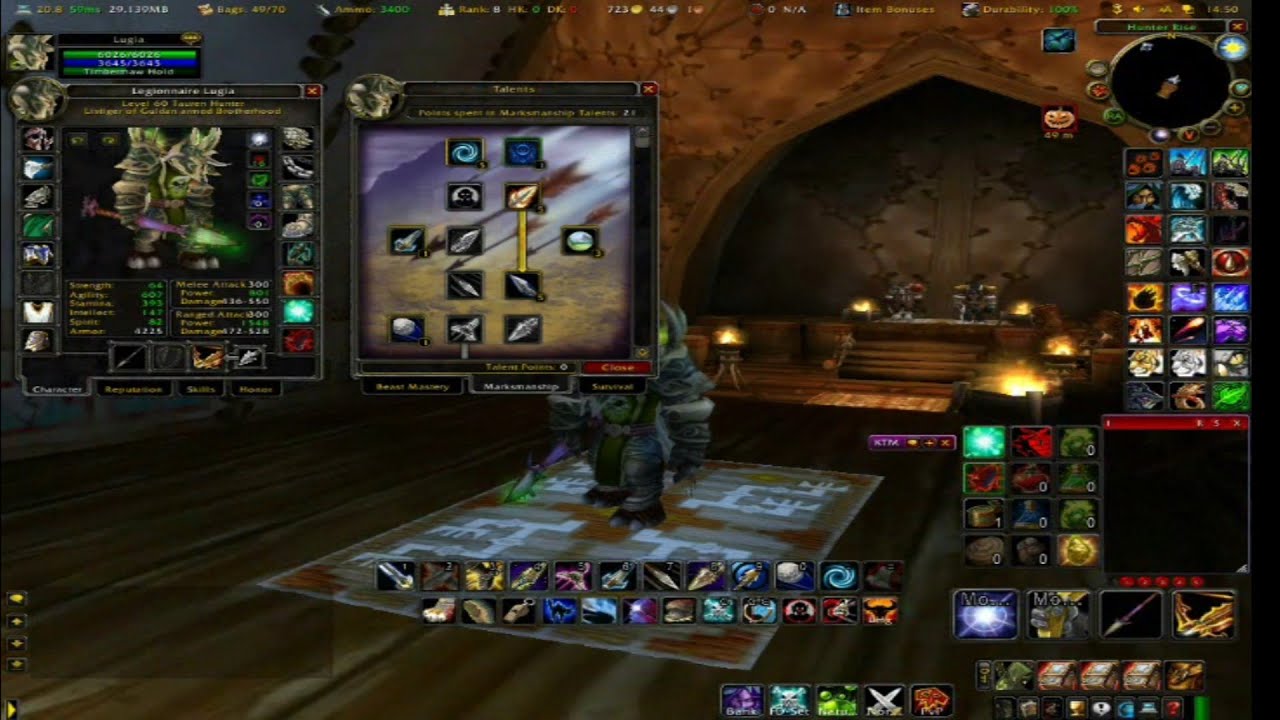 WoW Classic - Rank 14 Hunter PVP-Video 