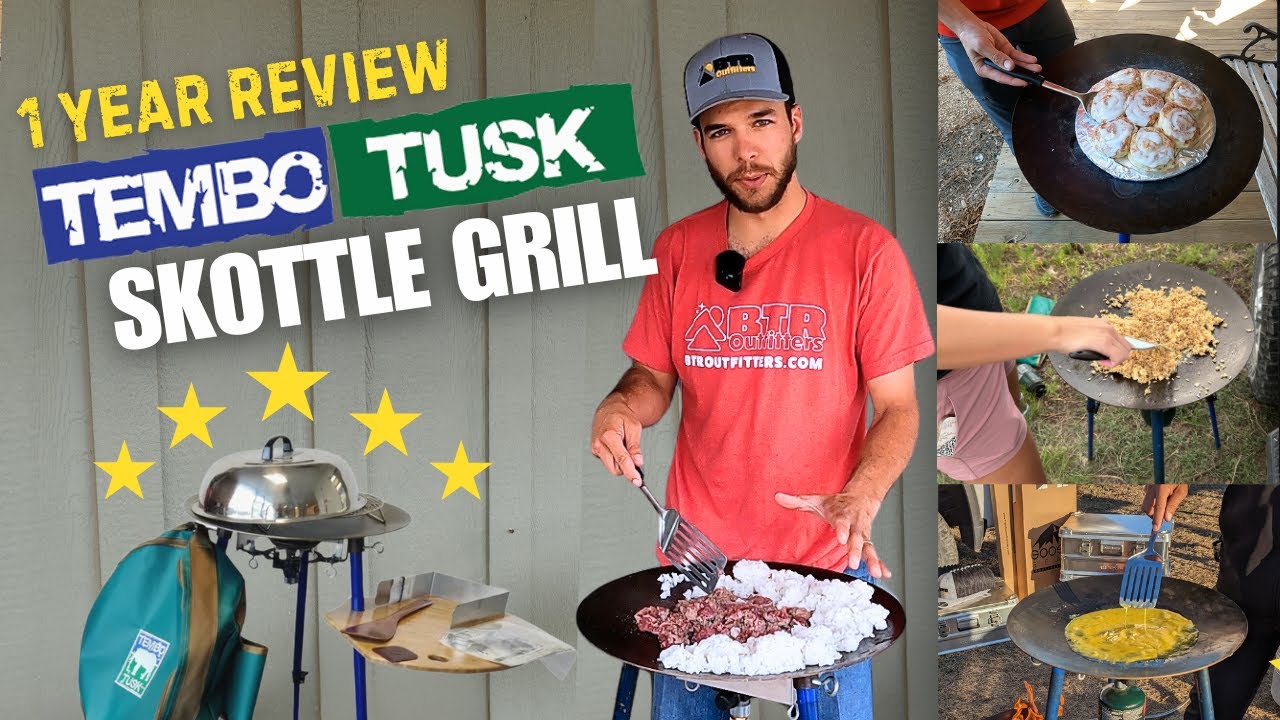 One Year Review of the Tembo Tusk Skottle Grill | My FAVORITE Camp Grill!