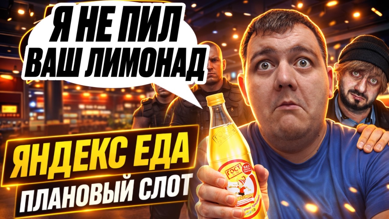 Я НЕ ПИЛ ВАШ ЛИМОНАД- яндекс еда плановый слот(+вскрытие авто)
