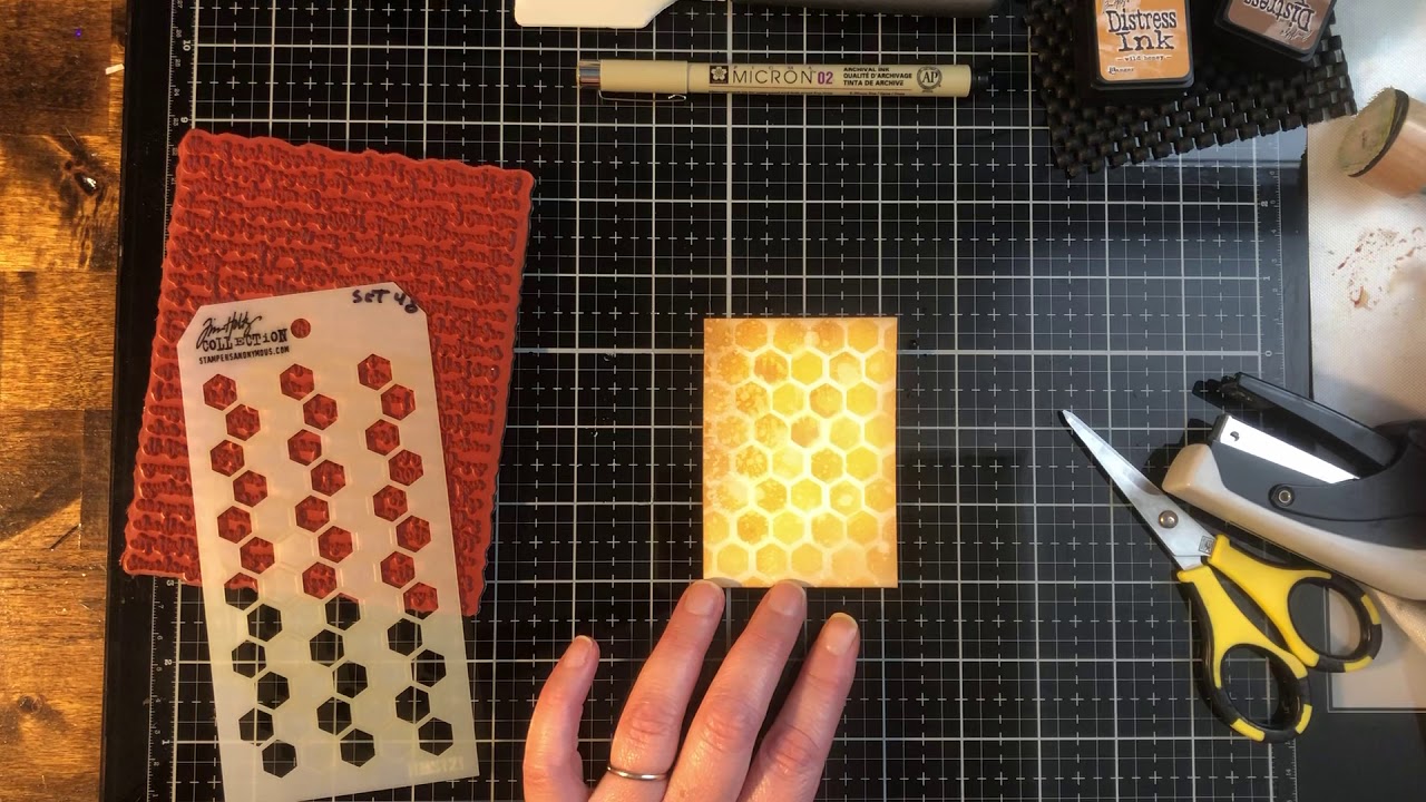 Quick how to making an ATC. (Artist Trading Card) With Unity Stamps