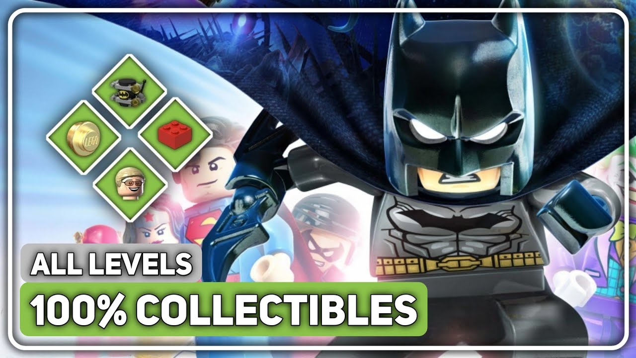 Lego Batman 3: Beyond Gotham • All Levels (All Minikits, Red Bricks etc.)
