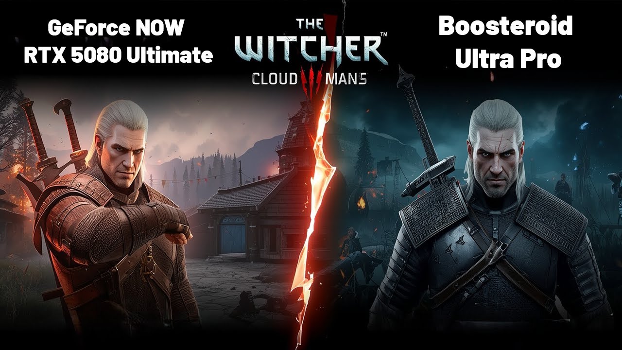 The Witcher 3 Grafikvergleich &ndash; GeForce NOW Ultimate (RTX 5080) vs Boosteroid Ultra Pro | 4K Test