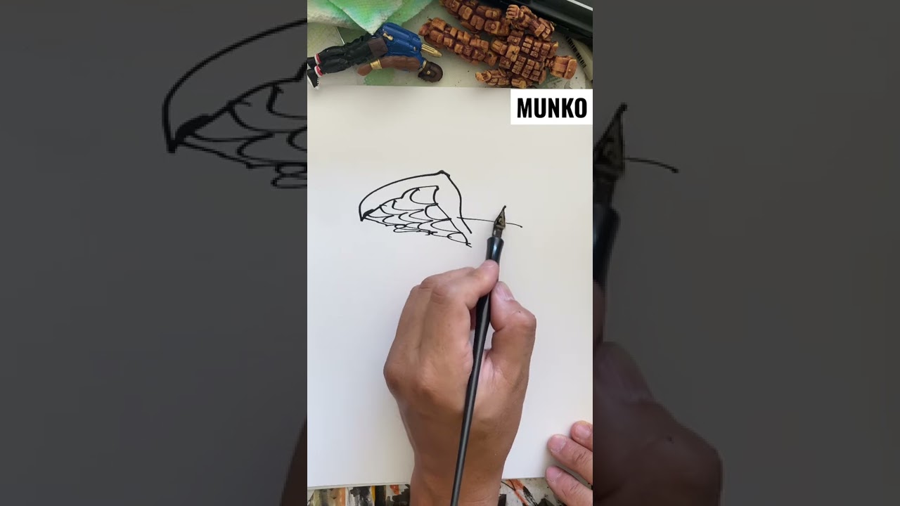 David Choe Drawing a Munko #davidchoe #munko