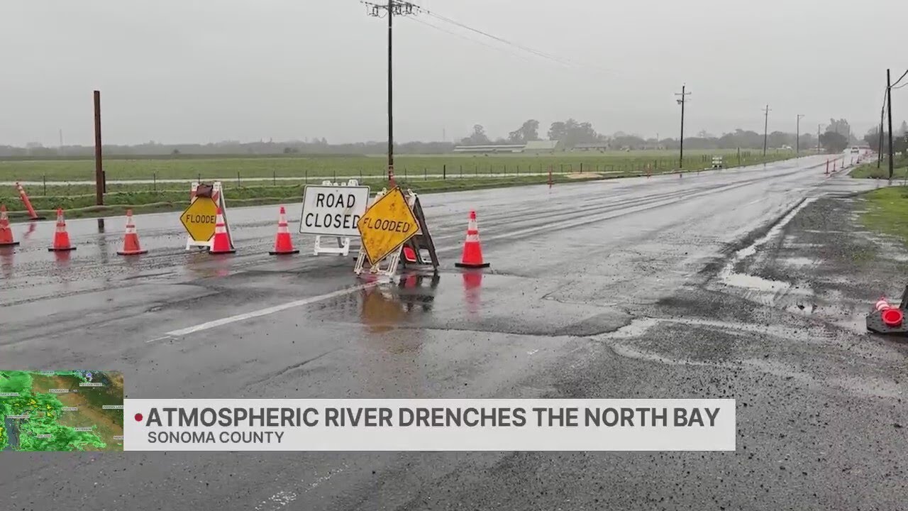 Atmospheric river storm drenches the North Bay