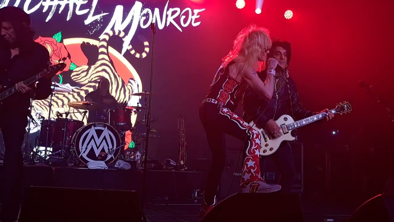 Michael Monroe: intro + Dead, Jail or Rock'n'Roll 18. April 2024 Live @ Tavara-asema, Tampere