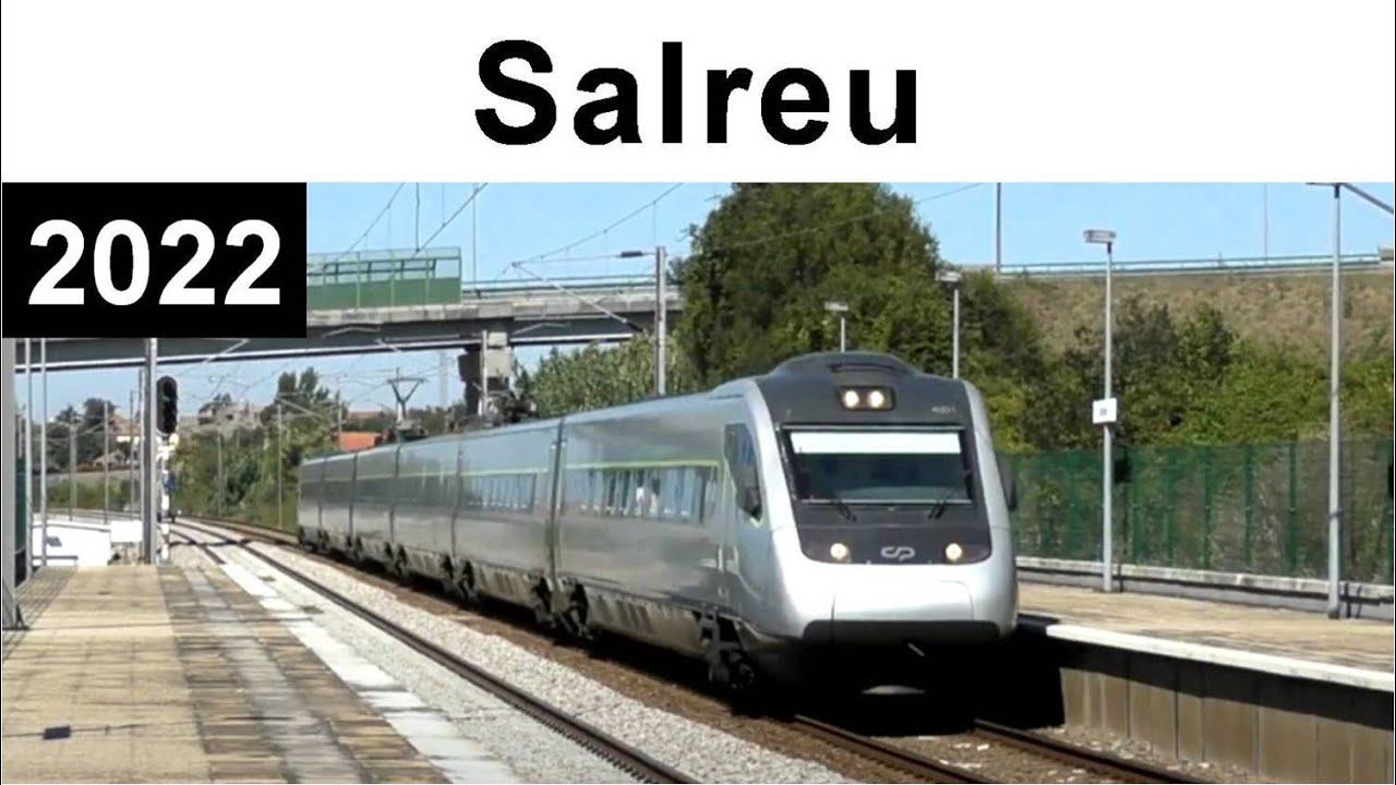 Estação de Salreu - Comboios Linha do Norte, Portugal