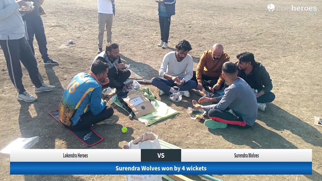 Lokendra Heroes vs Surendra Wolves live cricket match | Maharana Pratap TROPHY live - Model Cricket
