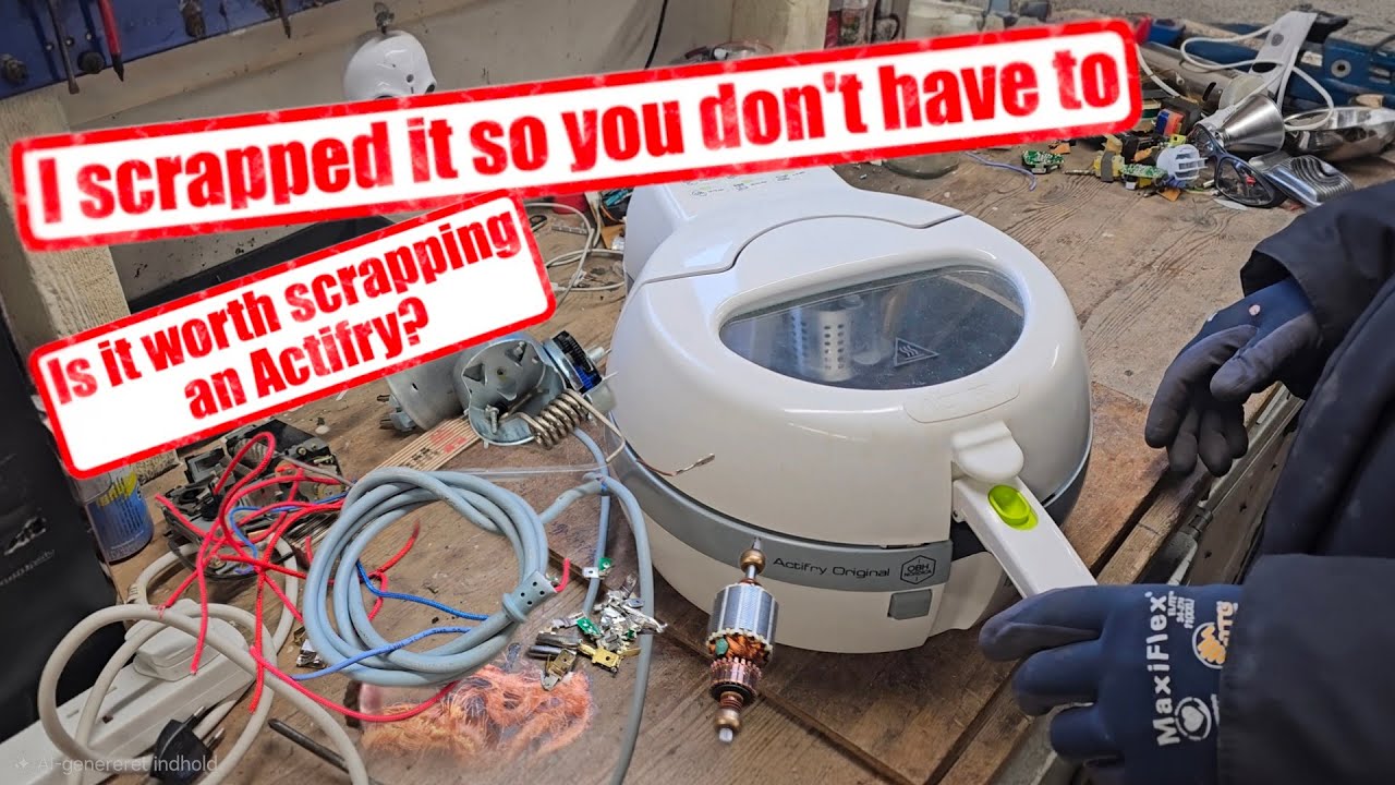 Copper, Aluminum and Silver scrap out of a Actifry - Is it worth scrapping.