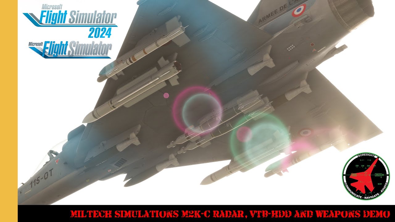Miltech Simulations M2- C Radar, VTB/HDD and Weapons Demo | MSFS2024 | MSFS