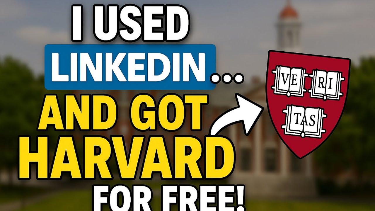 How I Used LinkedIn to Get Into Harvard with NO Application Fee!