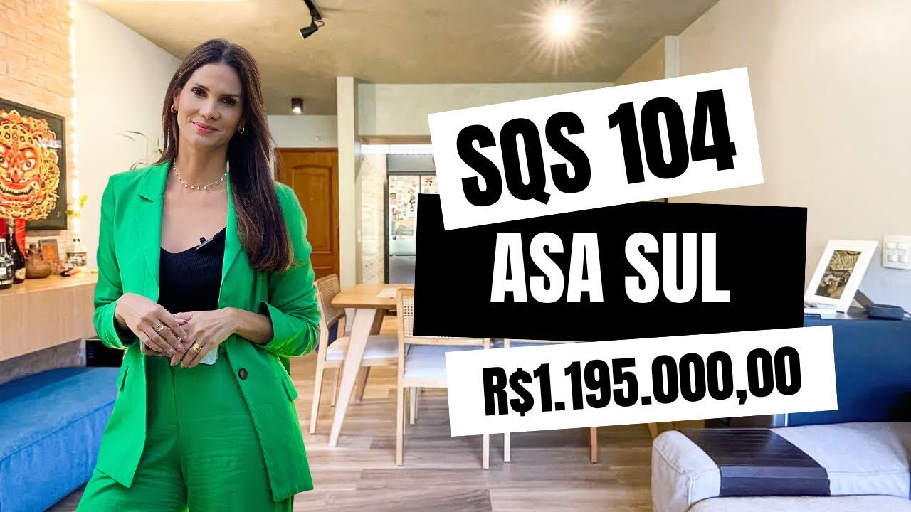 APARTAMENTO MODERNO E REFORMADO À VENDA NA ASA SUL POR R$1.195.000,00
