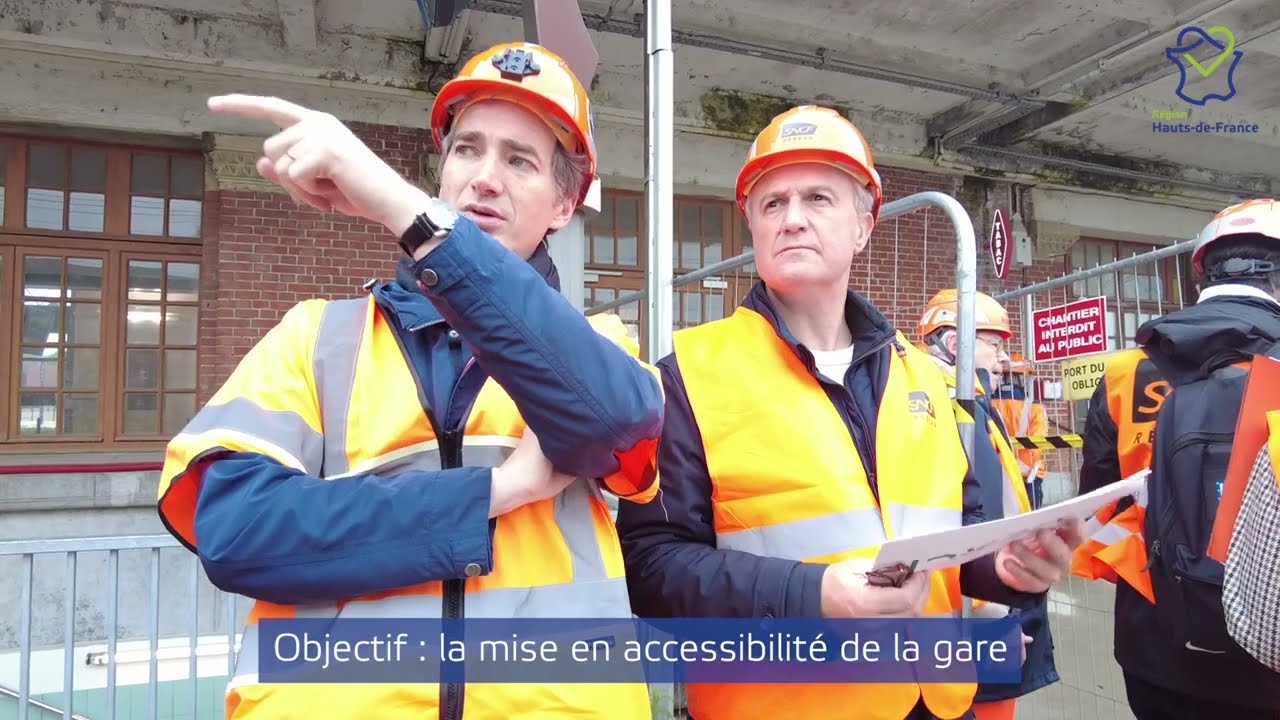 Amélioration de l'accessibilité de la gare de Saint-Quentin : une priorité régionale !