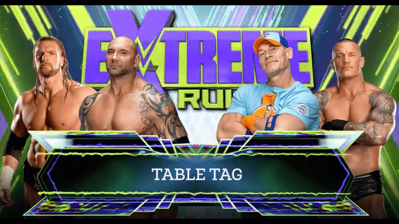 Revolution Take Over TWICE! 🔥 Triple H & Batista vs Cena & RKO | Table Tag Match | Clash of Legends
