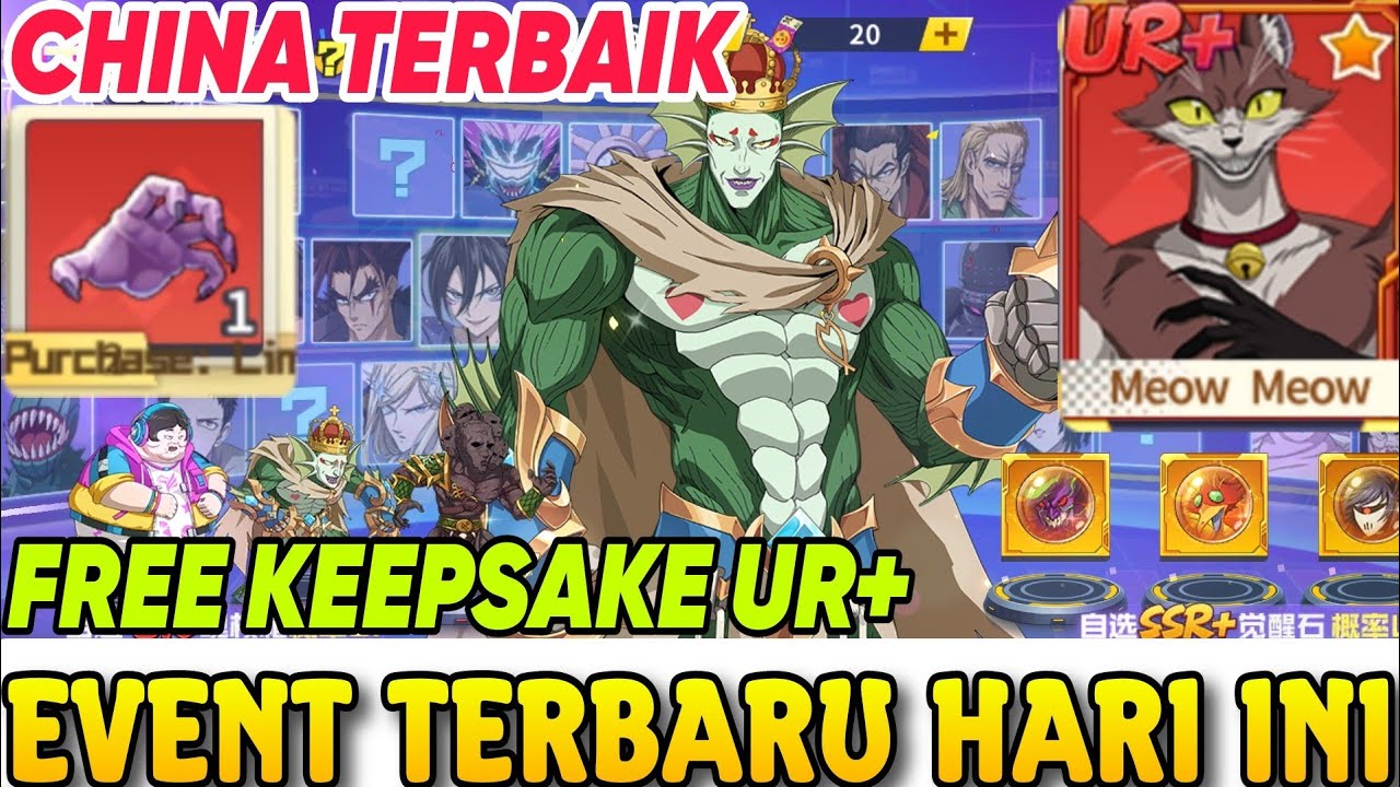 REVIEW EVENT TERBARU ONE PUNCH MAN CHINA🔥GOKIL EVENTNYA KS UR+ GRATIS BEGINI - ONE PUNCH MAN