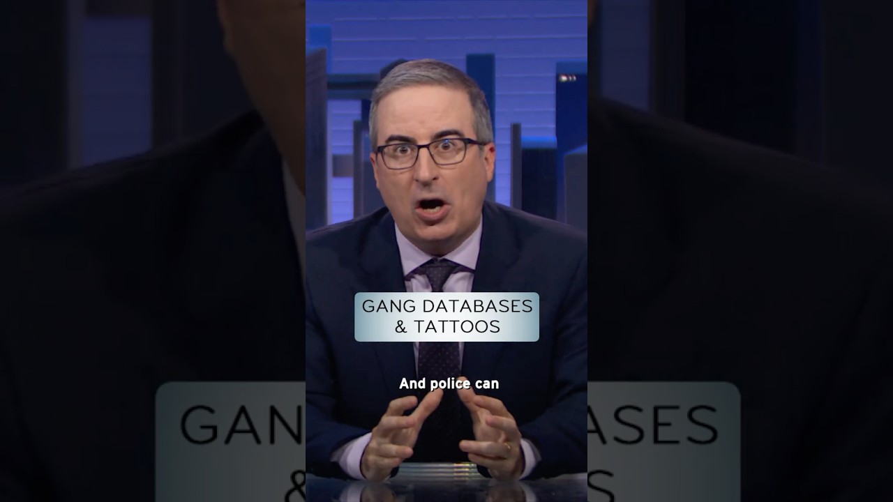 Gang Databases & Tattoos #lastweektonight
