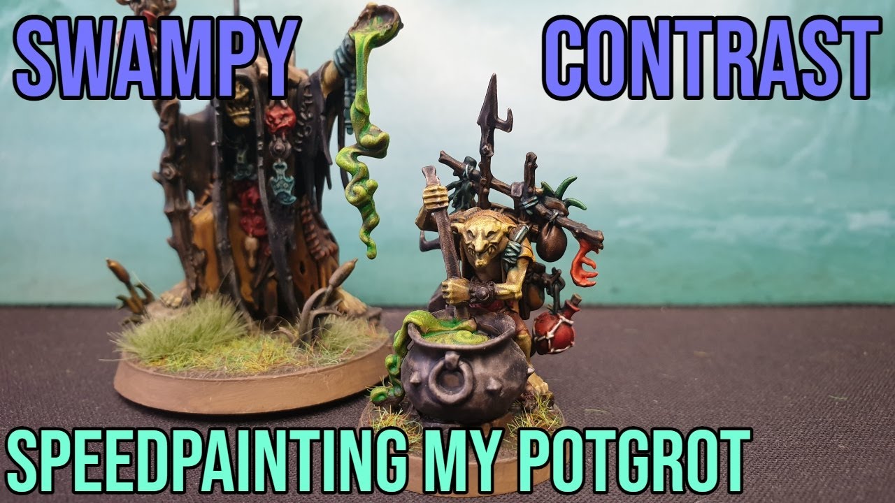 Slapchop with a Twist - Speedpainting my PotGrot for my Kruleboyz army
