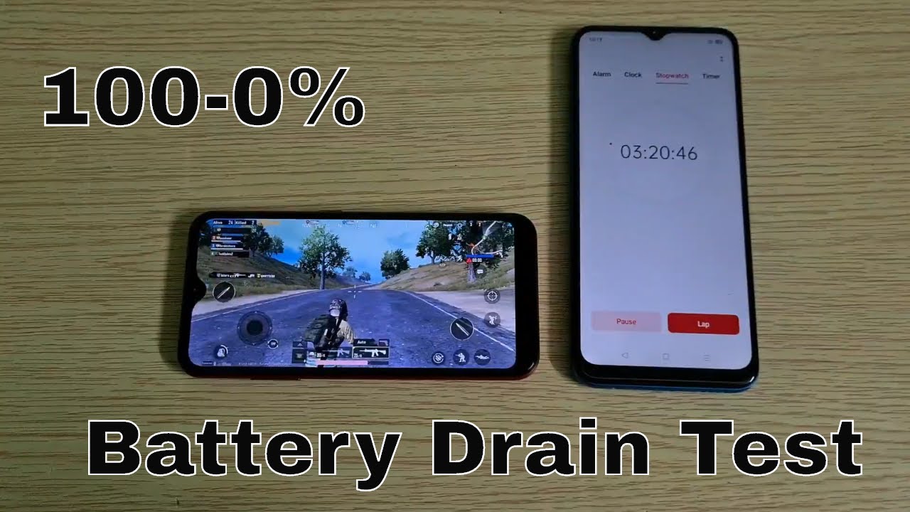 Samsung Galaxy M01 Battery Drain Test