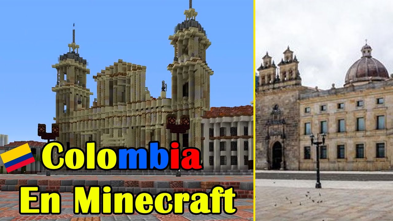 🇨🇴 As&iacute; se ve Bogot&aacute; en Minecraft | Build The Earth Colombia