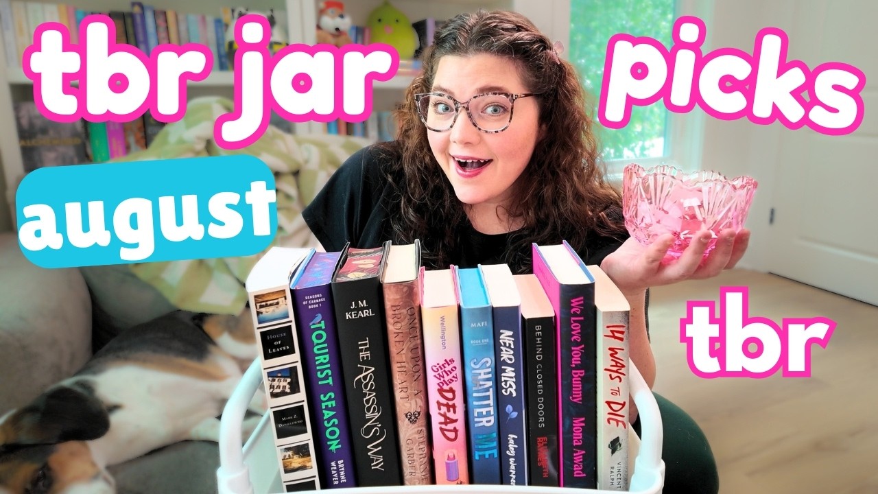 Выбираю книги на август с помощью баночки TBR 📚