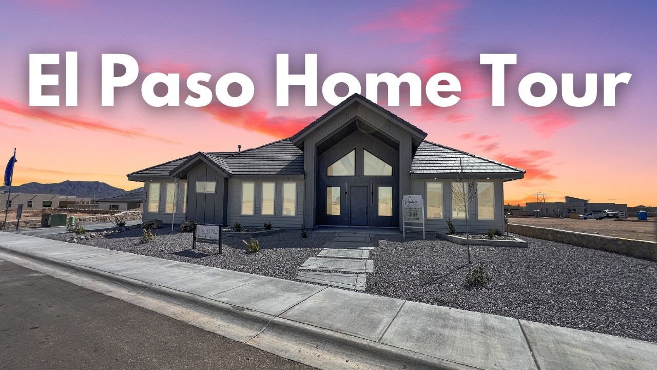 Home Tour of a 2900 s.q. f.t. ICON Custom Home IN EL Paso, TEXAS