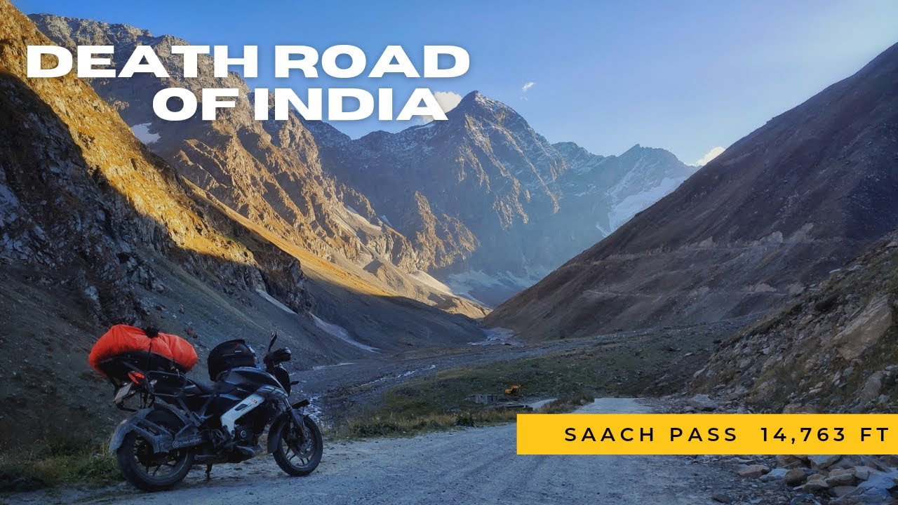 DONE AND DUSTED THE DEATH ROAD WITH NS 200 - Saach Pass 14,763ft | Leh Ladakh Series Part 3