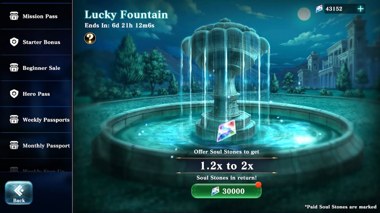 Lucky Fountain NOT so “random”? Who has over 30k SS? Oh, I do!