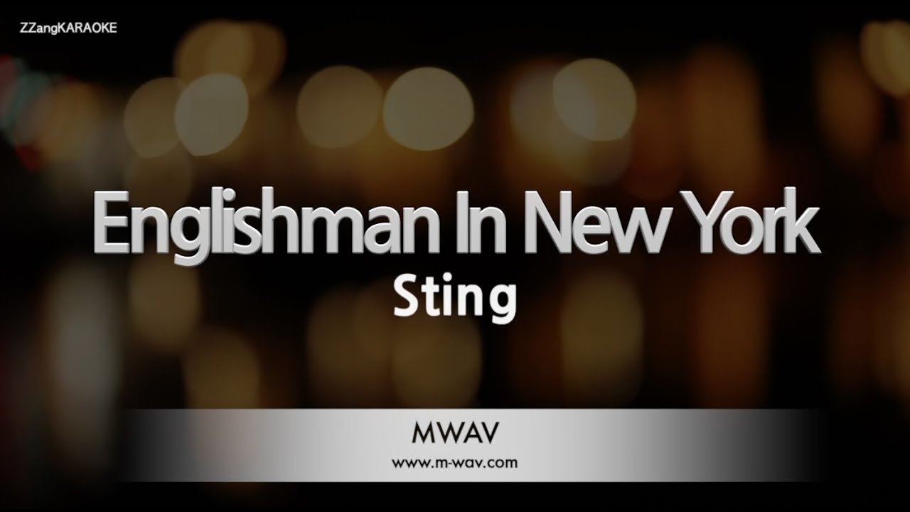 Sting - Englishman In New York (Melody) (Karaoke Version)