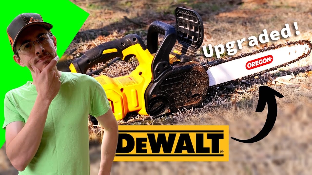 Is this a game changer? How to UPGRADE the Bar on a DeWalt Cordless Chainsaw