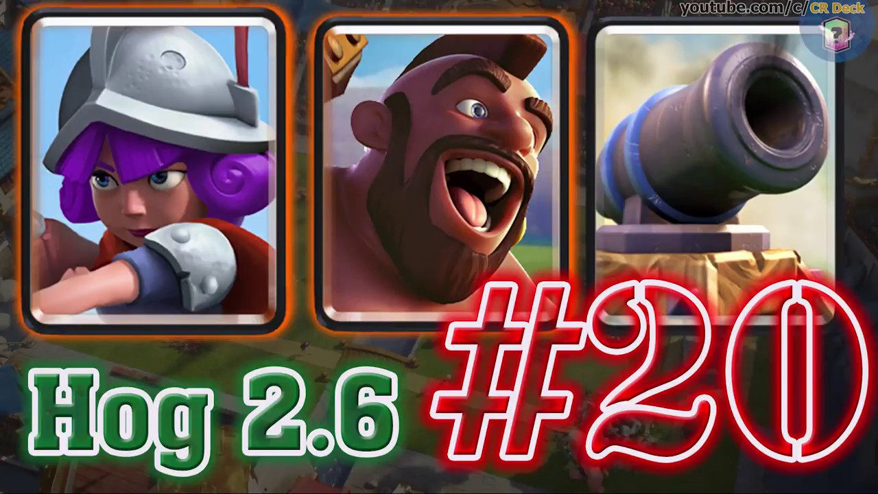 Hog 2.6 Cycle Deck #20 🍁🍁🍁 Clash Royale Hog Cycle Deck