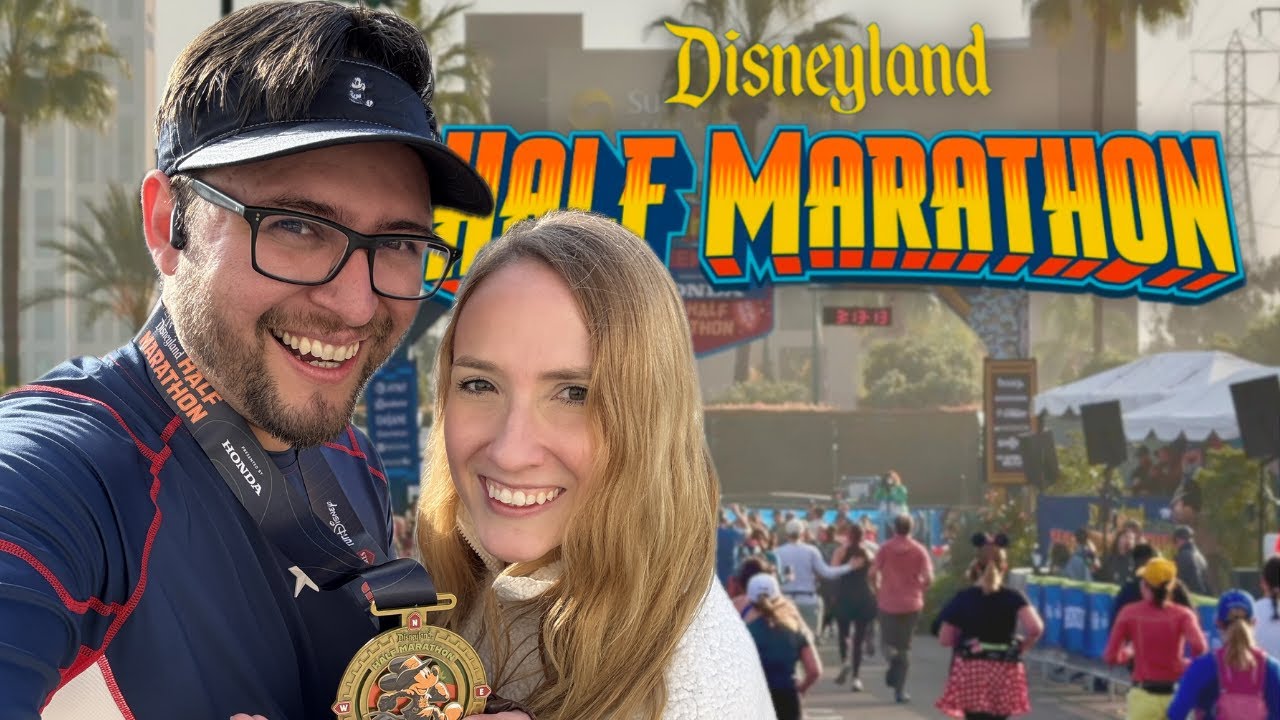 I ran through Disneyland at night | 2025 Half Marathon