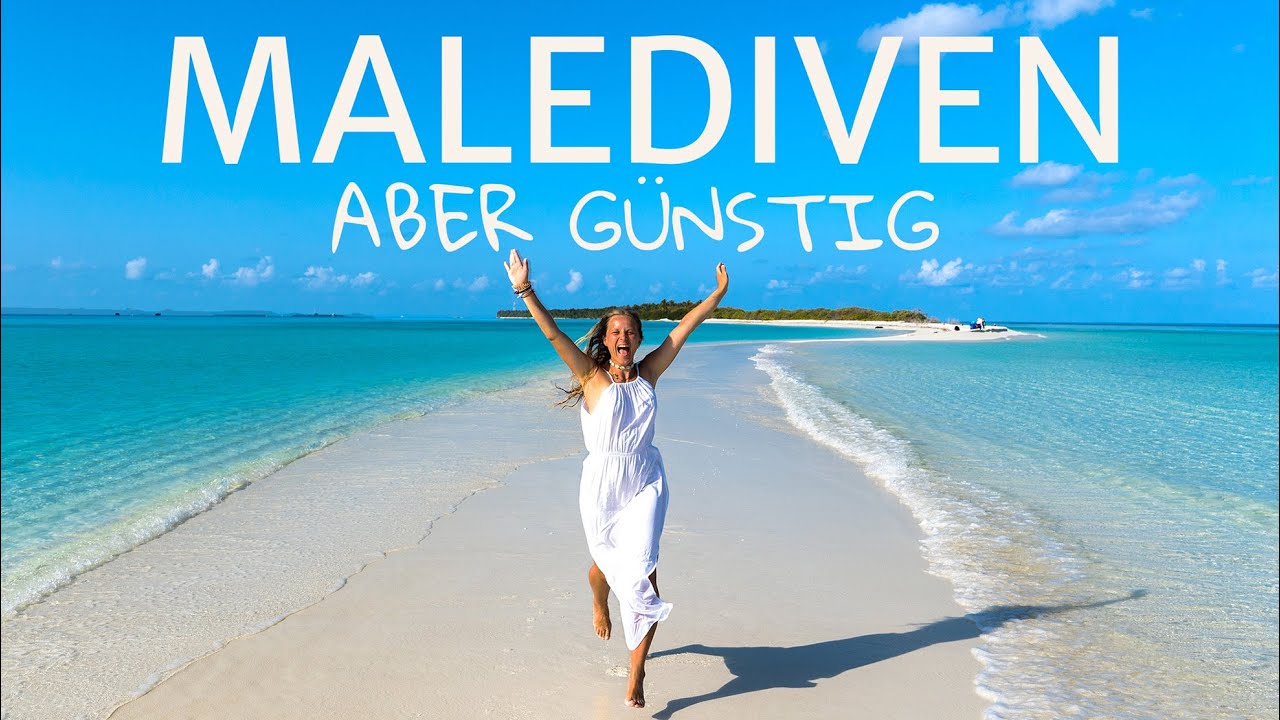 MALEDIVEN URLAUB aber g&uuml;nstig - Schnorcheln & Tauchen Vlog Alle KOSTEN in 4k am Strand Weltreise