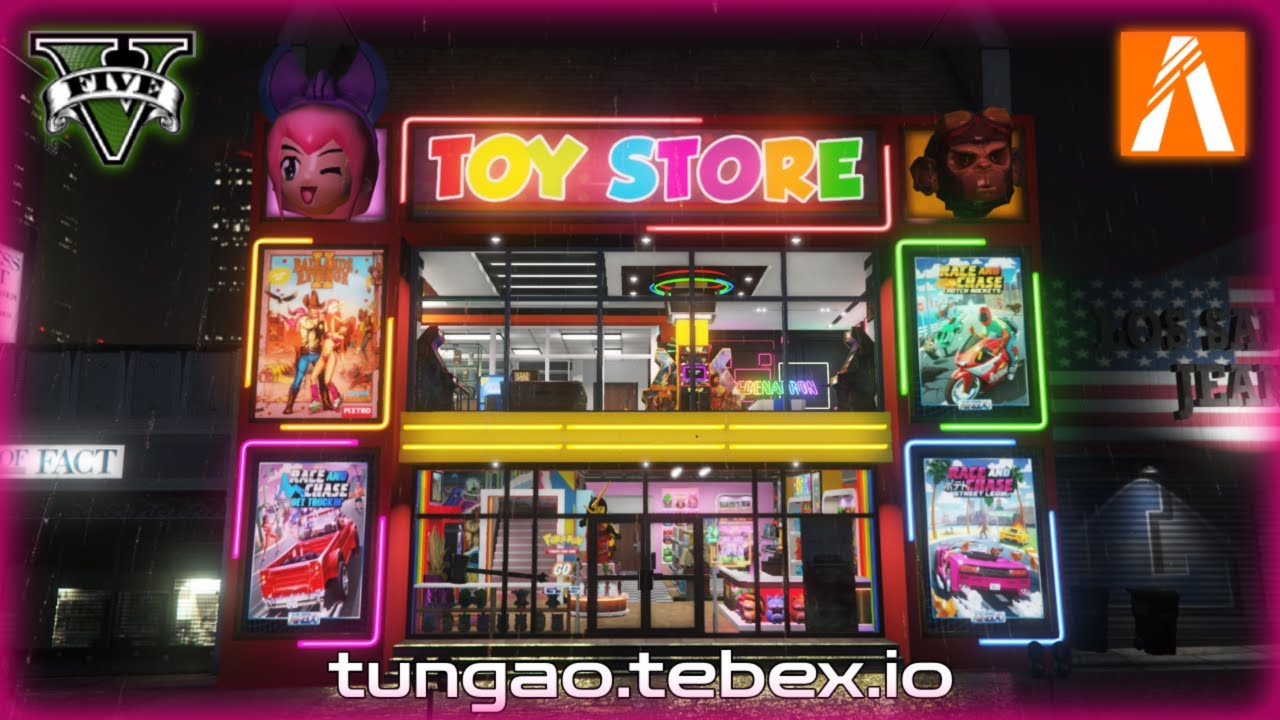 FIVEM | GTA V | Toy Store & Gaming (MLO/Ymap)