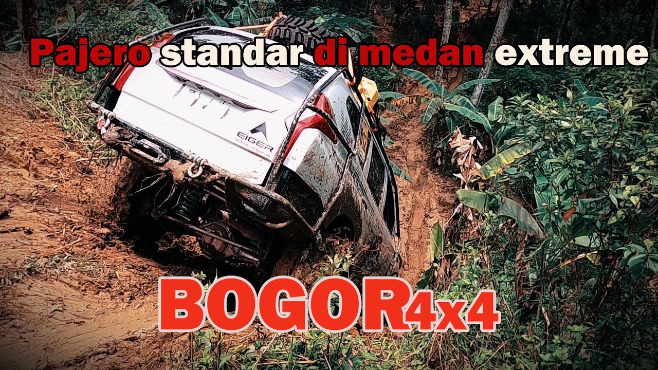 New Pajero Terjun di Event Off Road Extreme Bogor 4x4