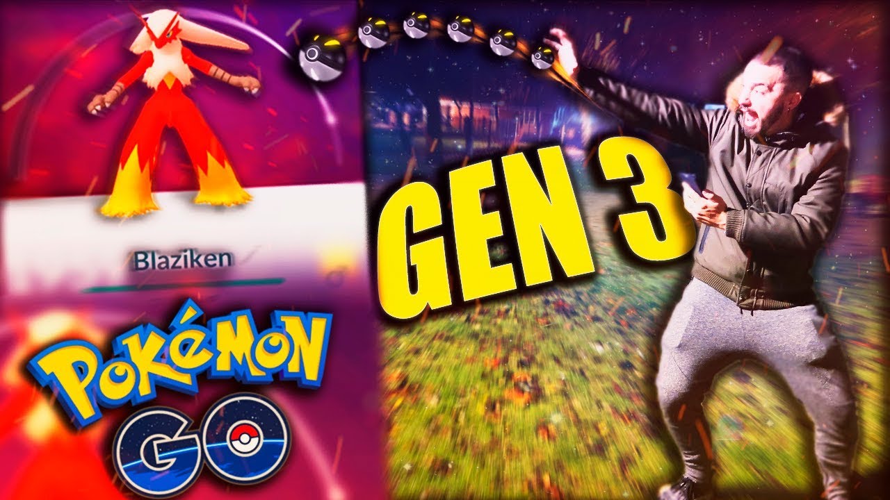 POKEMON GO 3 GEN ! JÁ TENHO O BLAZIKEN ?! ( INACREDITÁVEL )