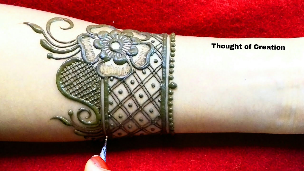 Easy Stylish Arabic Mehndi Design for Hands |Thought of Creation