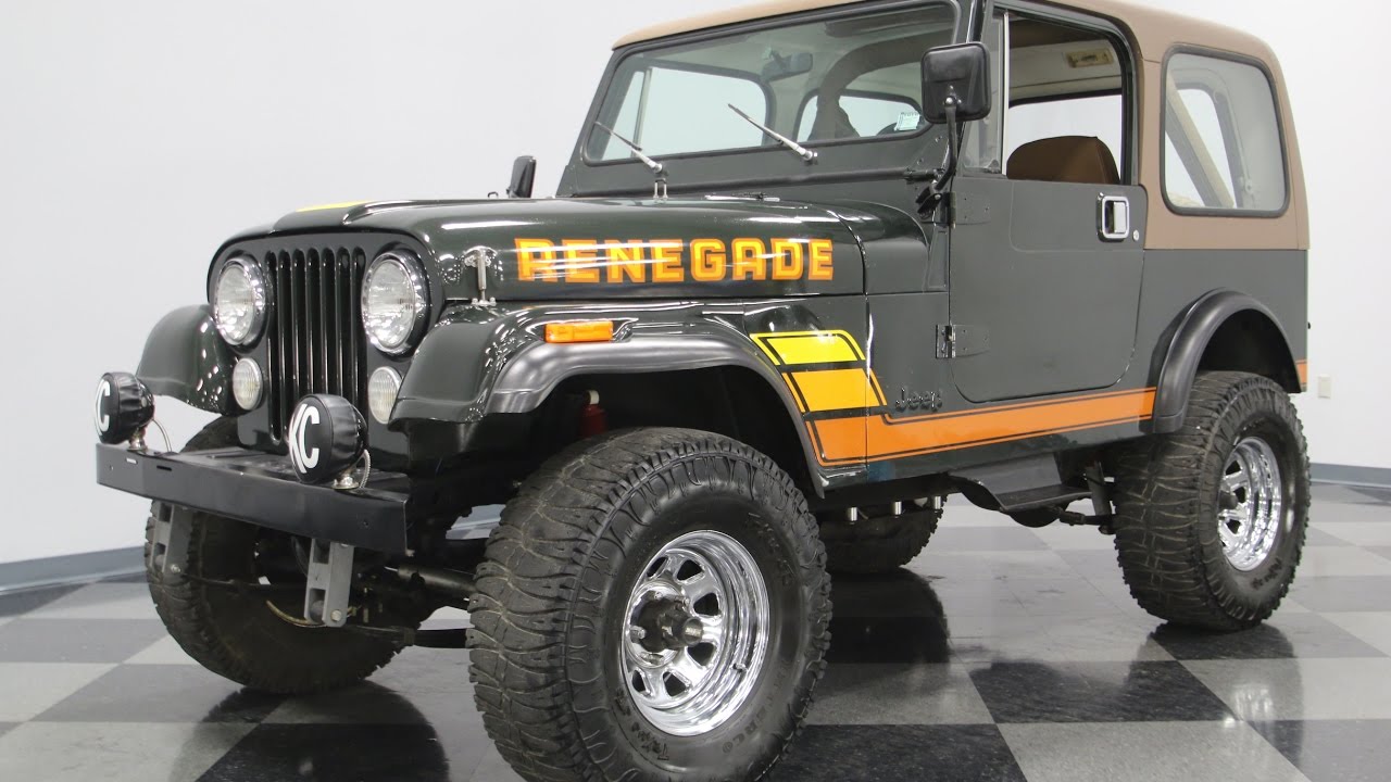 345 NSH 1982 Jeep CJ7 Renegade