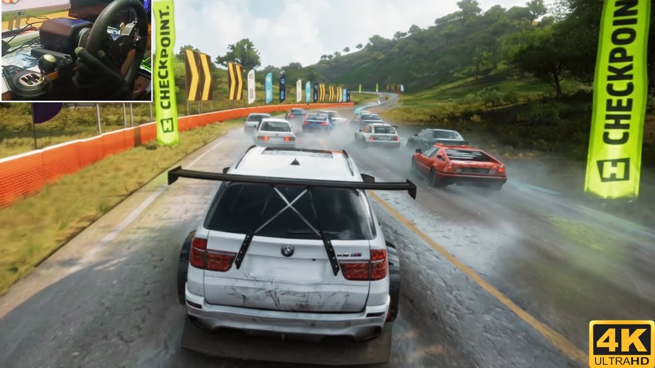 2011 BMW X5 M Edition VS Moderncars | Forza Horizon 5 | Steering Wheel Gameplay