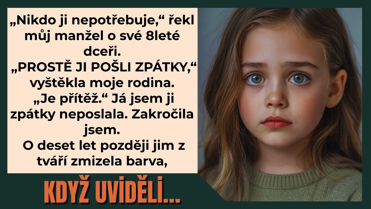 „Prostě ji pošli zpátky!“ řekla rodina o mé 8leté nevlastní dceři. Je prý přítěž.