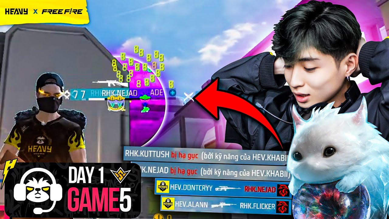 [Mic-check] Nero 'S.V' nhiều damage lắm anh em ơi! | Game 5 ngày 1 - FFWS Global Finals | HEAVY FF