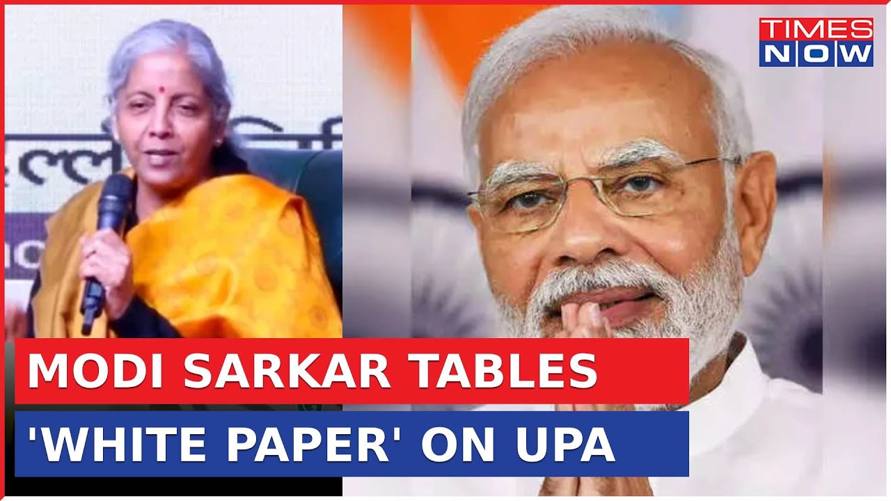 Finance Minister Tables White Paper Slams UPA Government, Congress Counters With 'Black Paper'