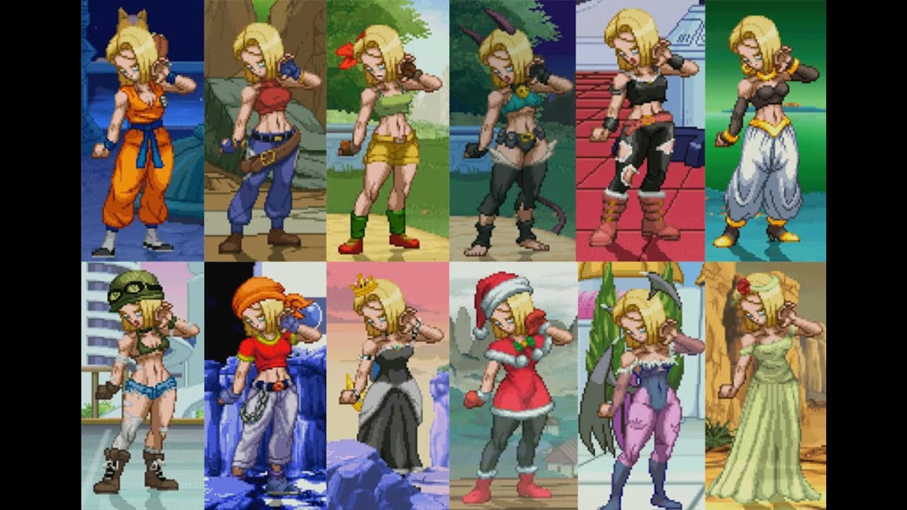 Dragon Ball  Android18 all clothes【Hyper DBZ】