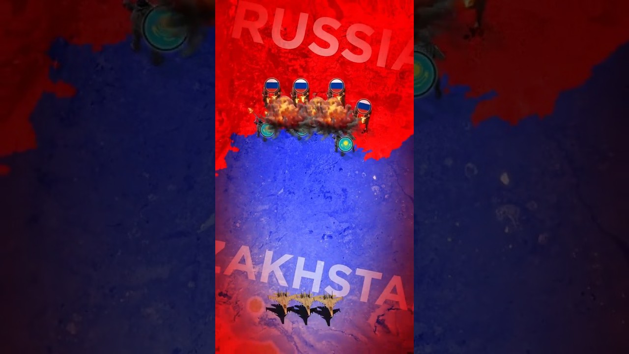 Russia vs Kazakhstan ⚔️😡(Countries & Their Enemies)