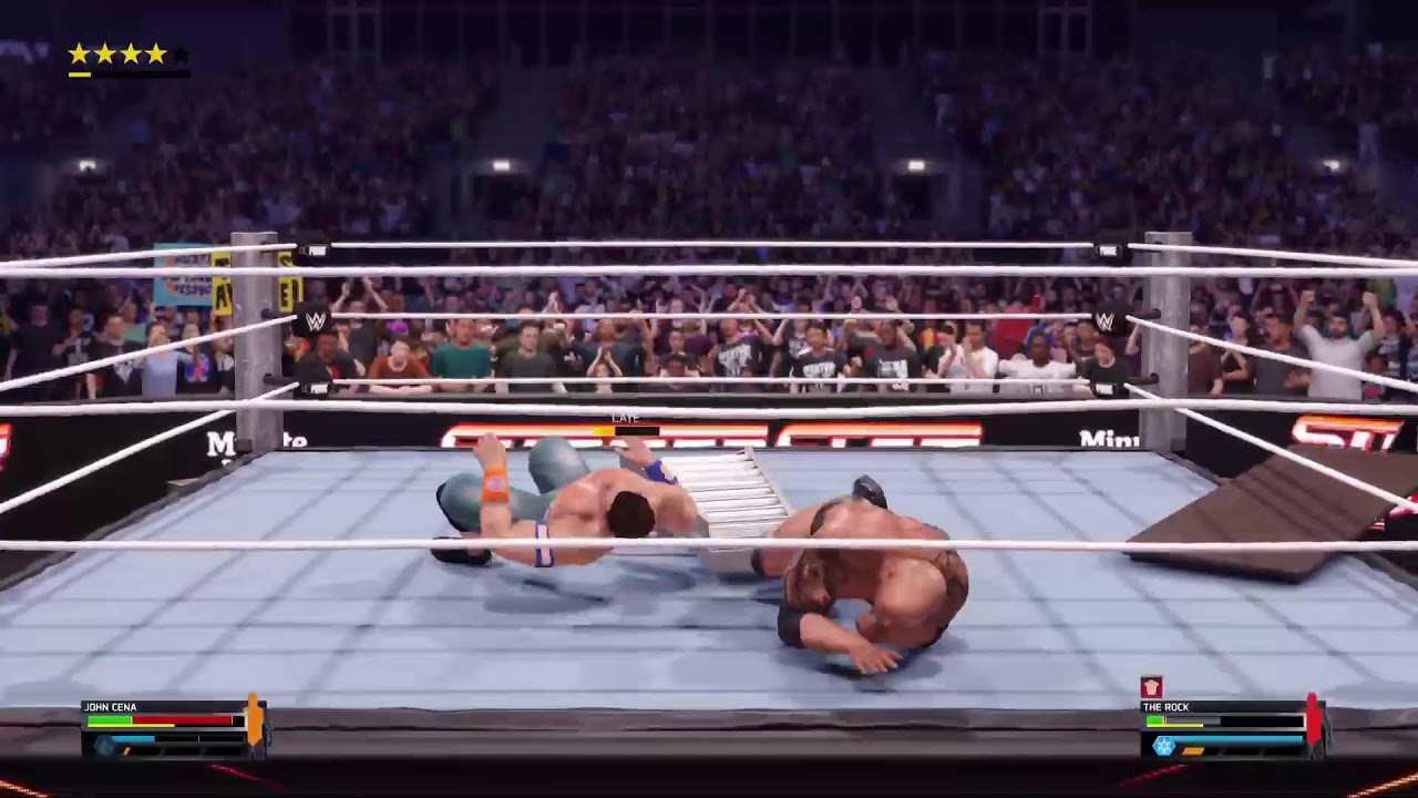 John Cena vs The Rock WWE UNIVERSE greatest Signature 2K25 