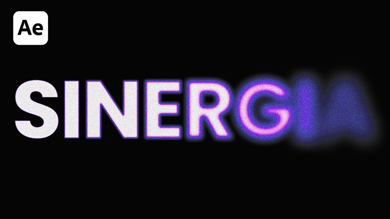 Como hacer desenfoque de texto - Tutorial de After Effects