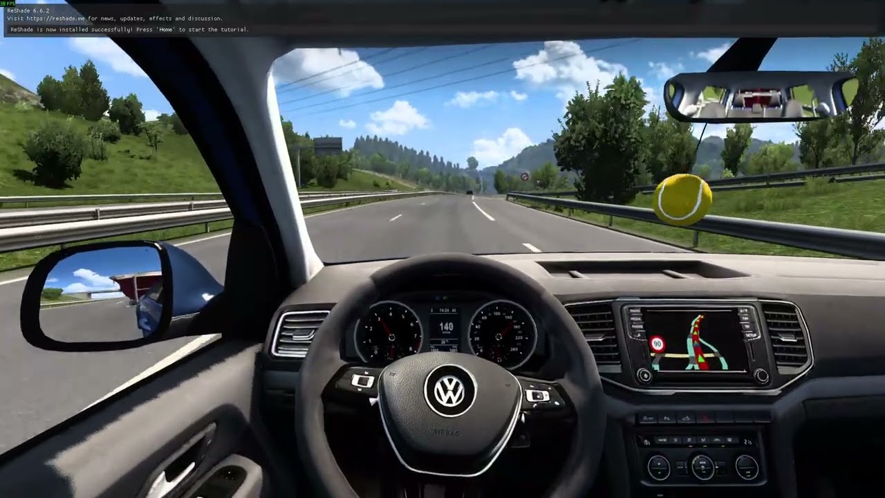 Euro Truck Simulator 2 to transport loads with an Amarok #ets2 #amarok #simulator