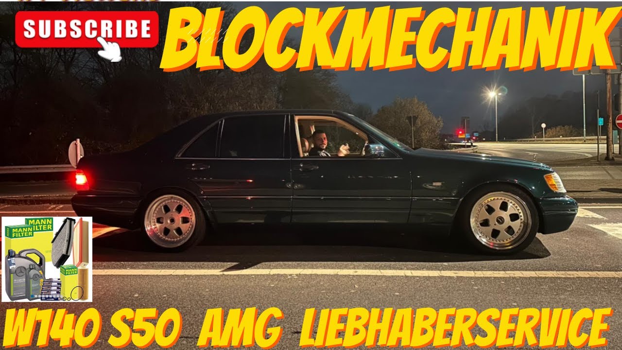 Blockmechanik Mercedes Benz W140 S50L AMG Liebhaber Service NinosKfzGarage