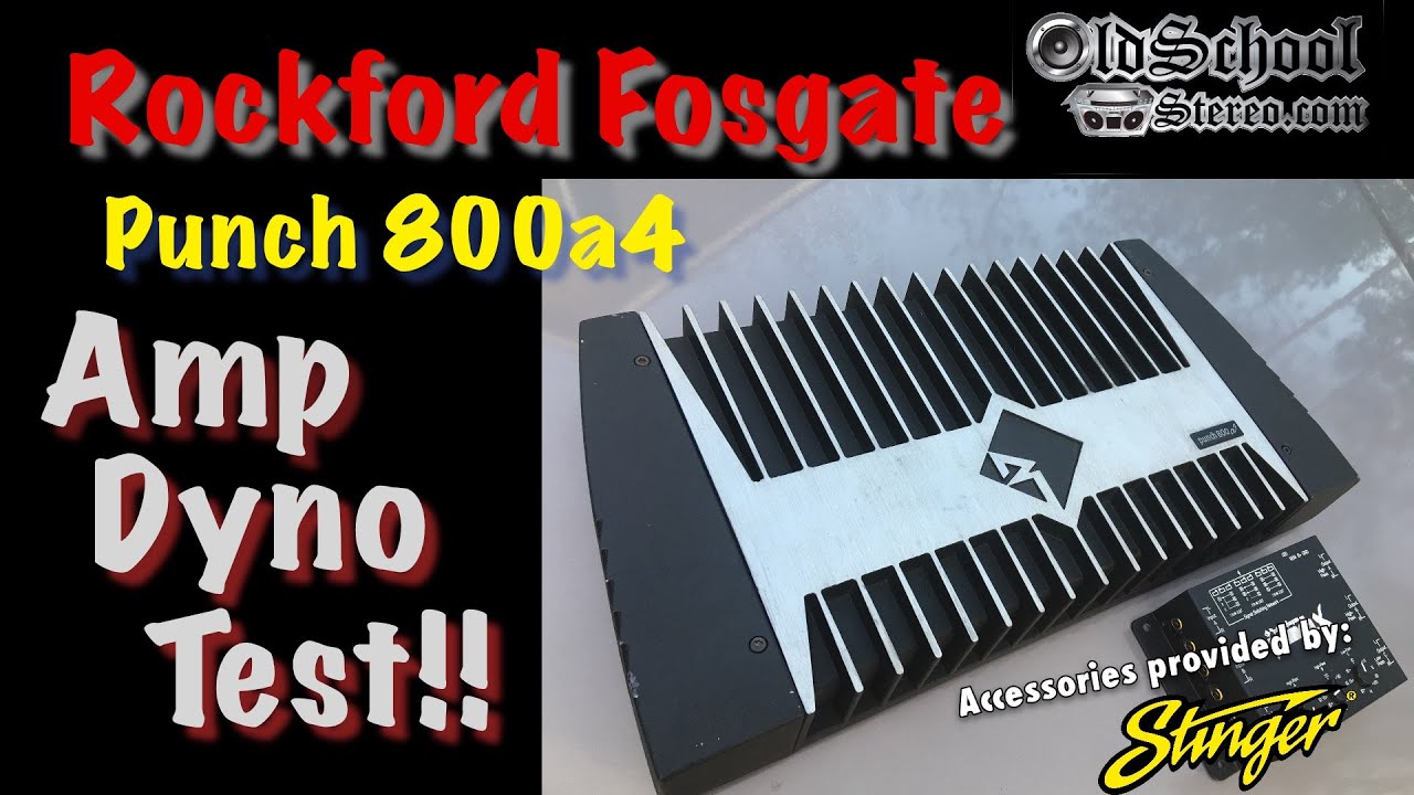 1999 Rockford Fosgate Punch 800a4 Amp Dyno Test