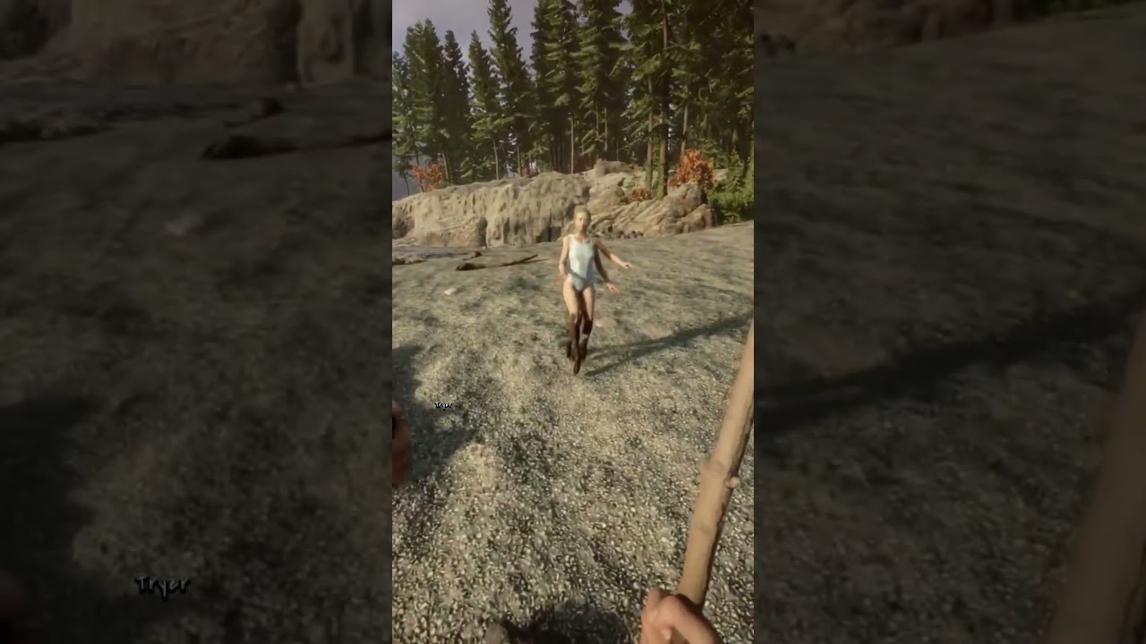 Find Female with Three Legs & Arms Creature in - Son of Forest#shorts